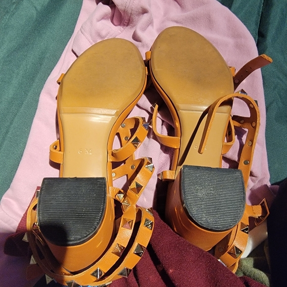 Kaytlin pan Studded cage sandals with chunky heels - Picture 3 of 4